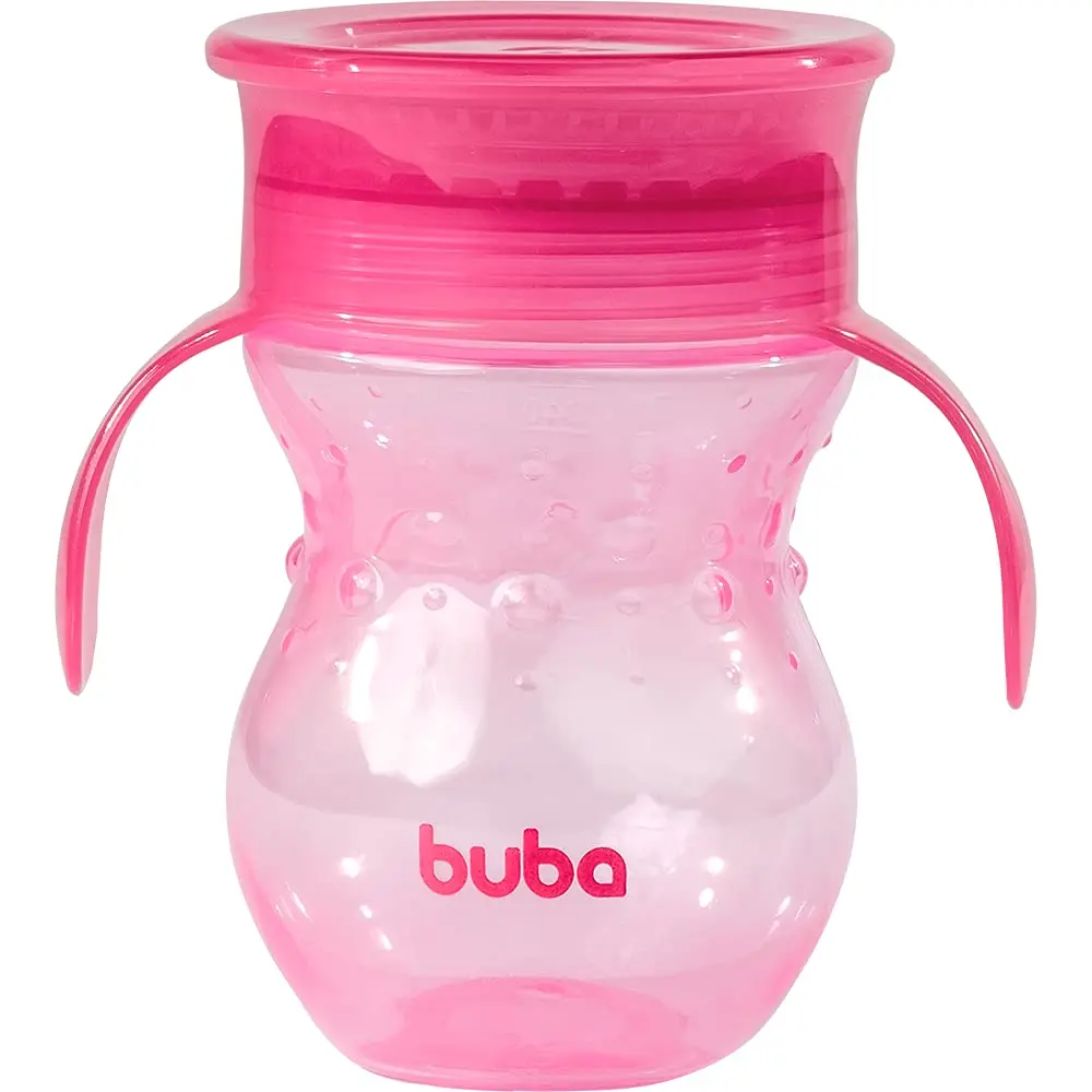 Buba Copo 360º Com Alça Rosa Rosa - 1