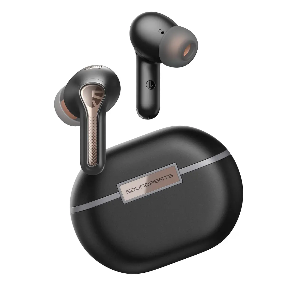 SoundPEATS Capsule3 Pro Fone Bluetooth, LDAC, ENC, 14mm, 20H | ANC adaptativo, driver 14mm som potente, codec aptX/AAC, som espacial, 6-mic ENC IA, 20h total, app EQ - 1