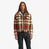 Jaqueta Levi's Plaid Sherpa Trucker Vermelha Xadrez - 1