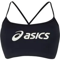 Top Fitness com Bojo Fixo ASICS Logo Alça Cruzada Baixa Sustentação Adulto - 1