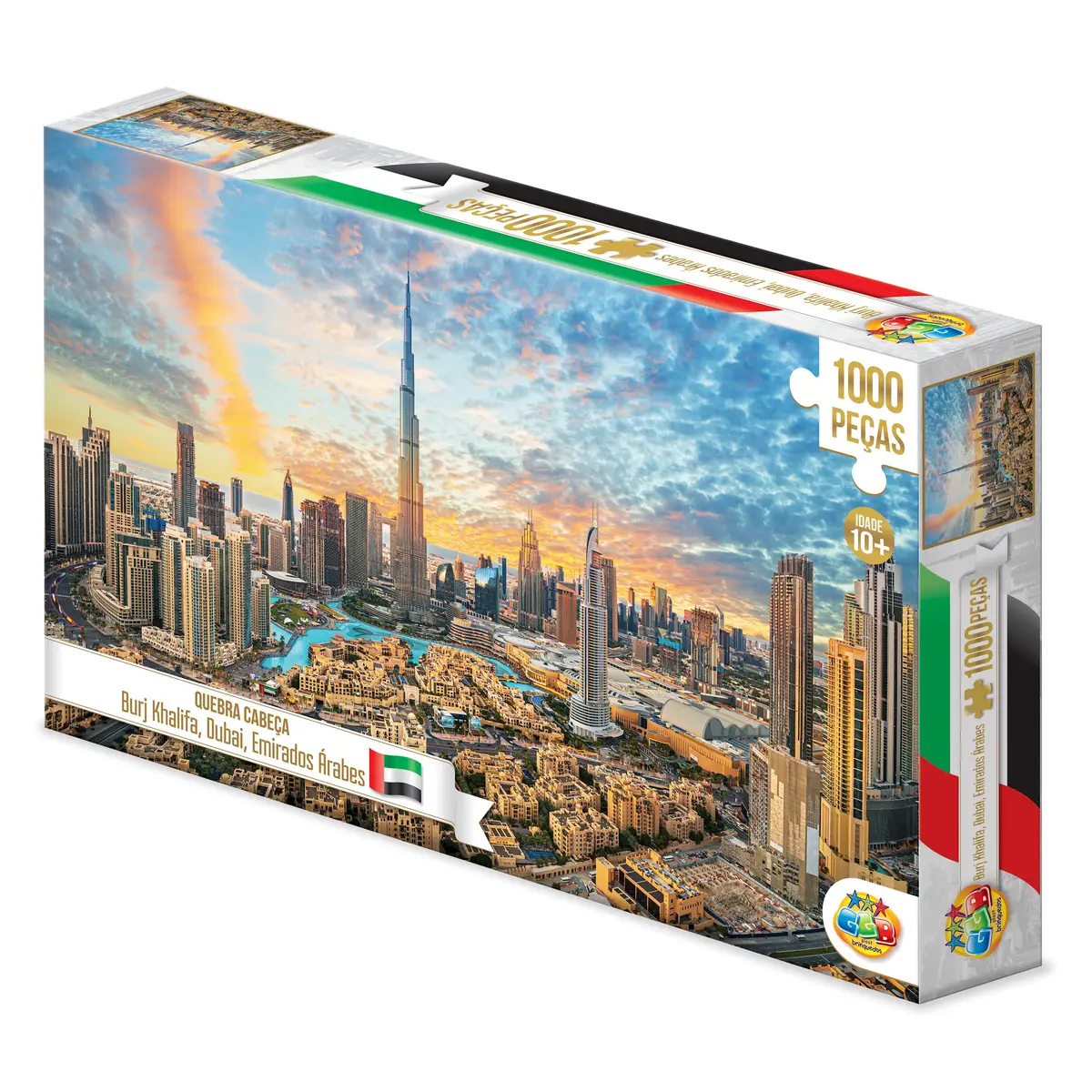 GGB Quebra-Cabeça Burj Khalifa, Dubai 1000 Peças