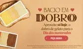 Gelato Italiano Bacio di Latte com 50% de Desconto no Dia dos Namorados - 1