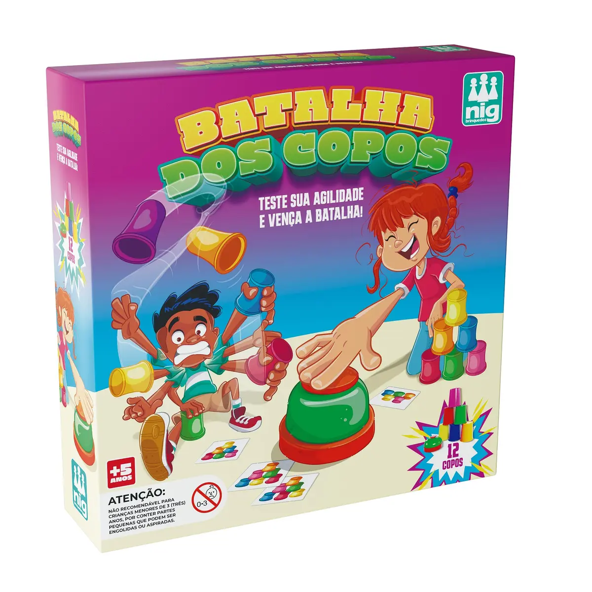 Nig Brinquedos Jogo Batalha dos Copos - 1