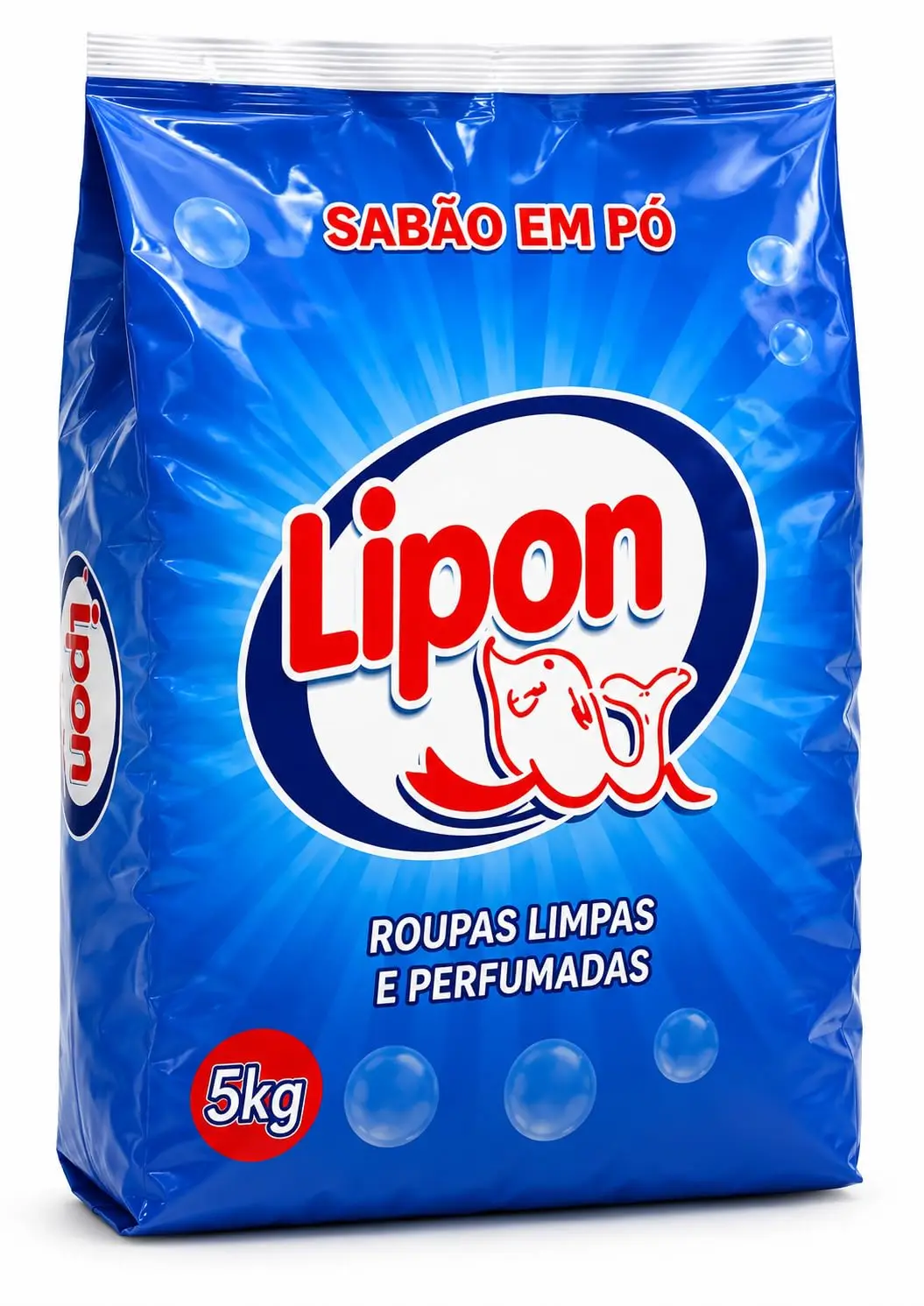 Lipon Sabão em Pó 5 kg | Para Roupas Brancas e Coloridas