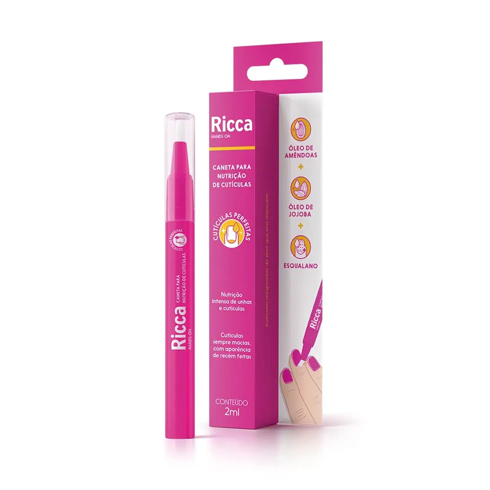 Ricca Caneta para Nutrição de Cutículas, 2ml - 1