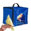 Bolsa Transporte Caixa Viagem Passeio Aves Papagaio Azul - 1