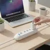 Extensão 4 Tomadas 3 USB com Filtro 2m Branco - 1