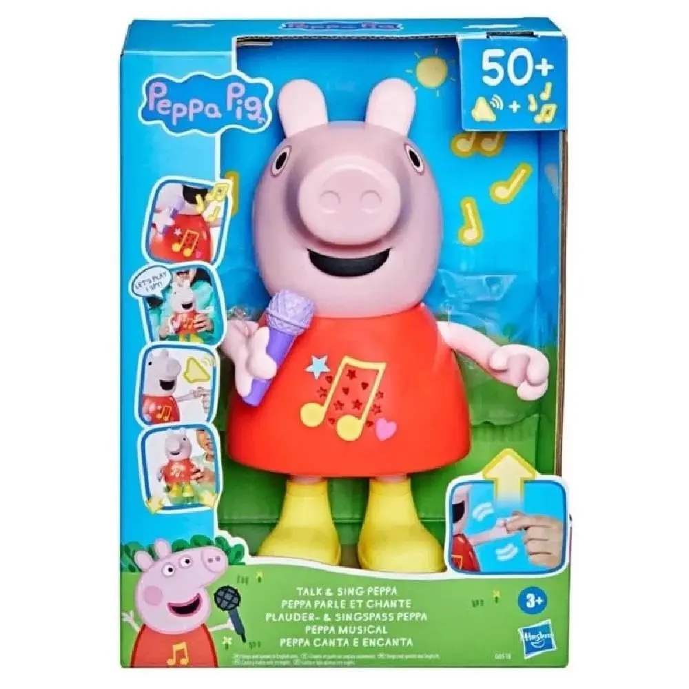 Figura Peppa Pig Canta e Encanta, Brinquedo Musical - 1