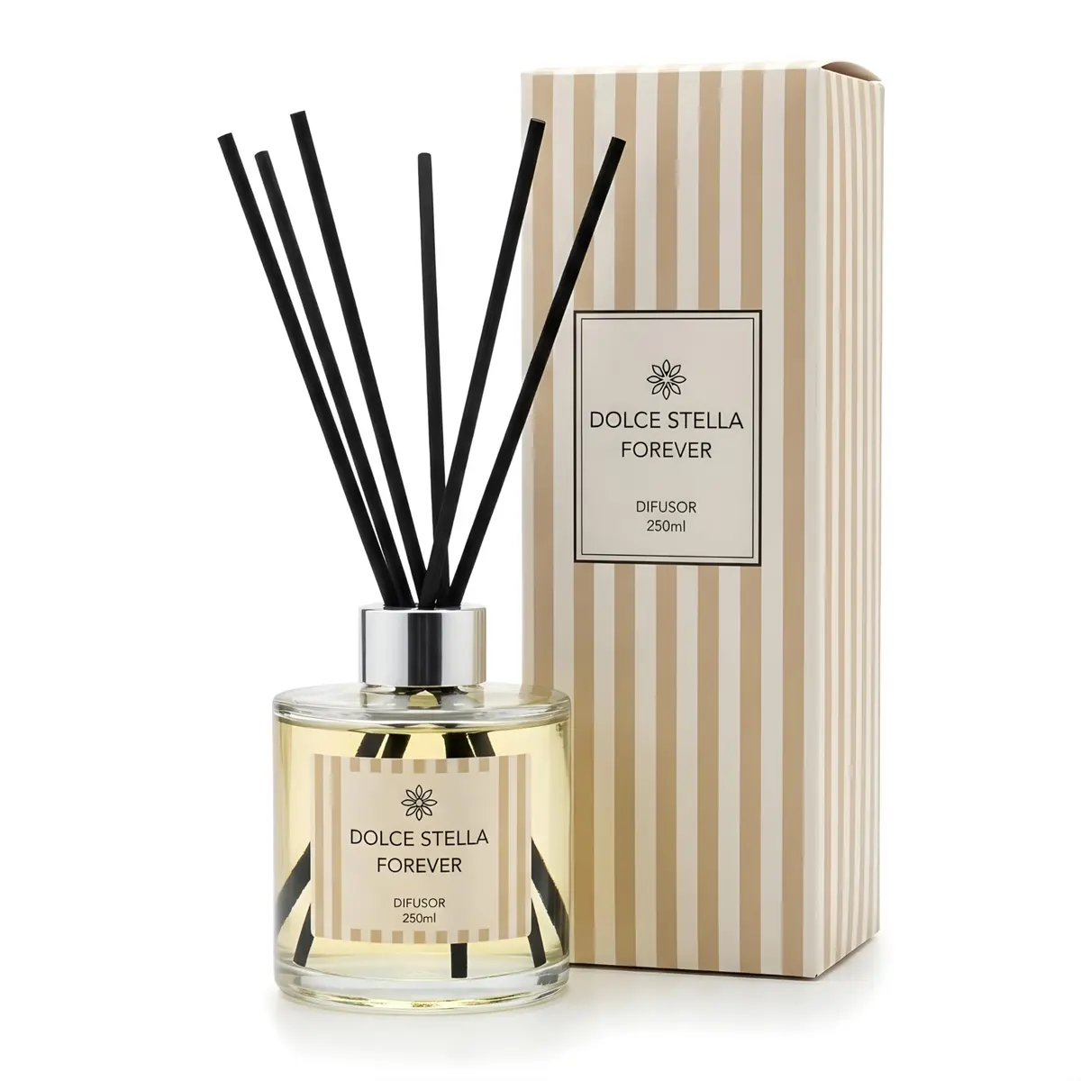 Difusor de Ambiente 250ml Forever Baunilha Vanilla | Sofisticado, com Varetas - 1