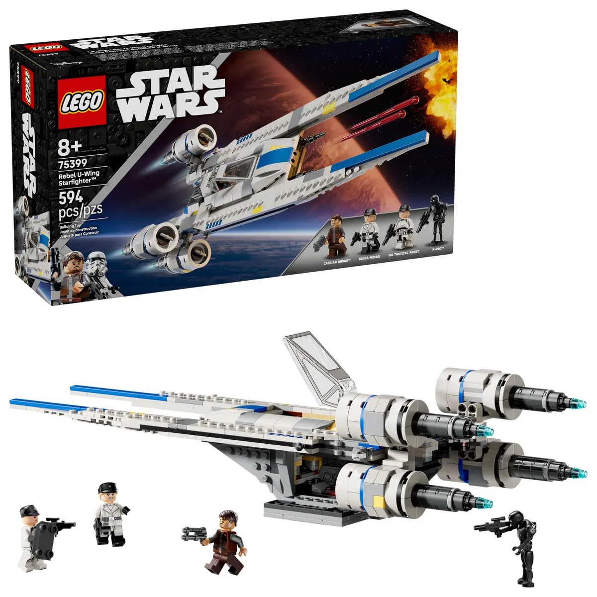 LEGO Star Wars Caça estelar U-wing rebelde 75399 (594 Peças)