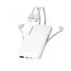 Carregador Portátil Power Bank Kapbom, 10.000mah, Anti-impacto, Alta Qualidade, Chip Inteligente - Ka957 Branco. - 1