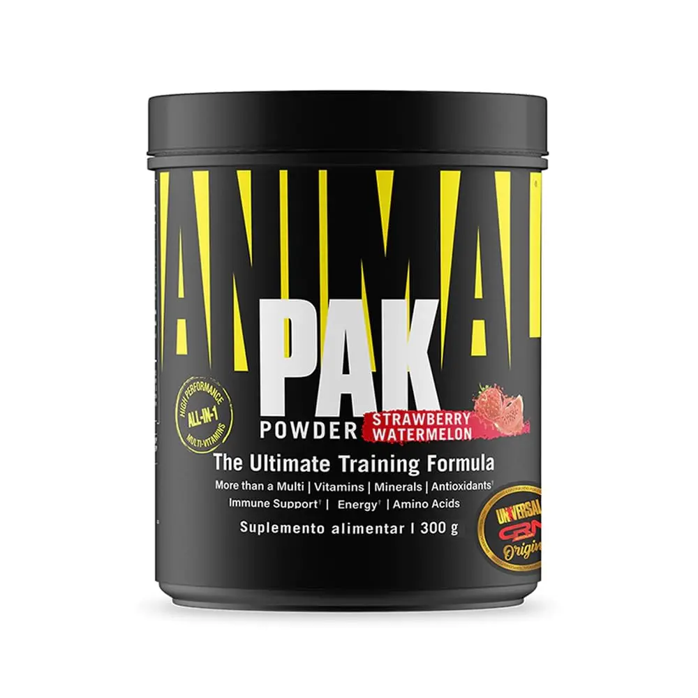 Suplemento Animal Pak Powder - Universal Nutrition (300g, Strawberry Watermelon)