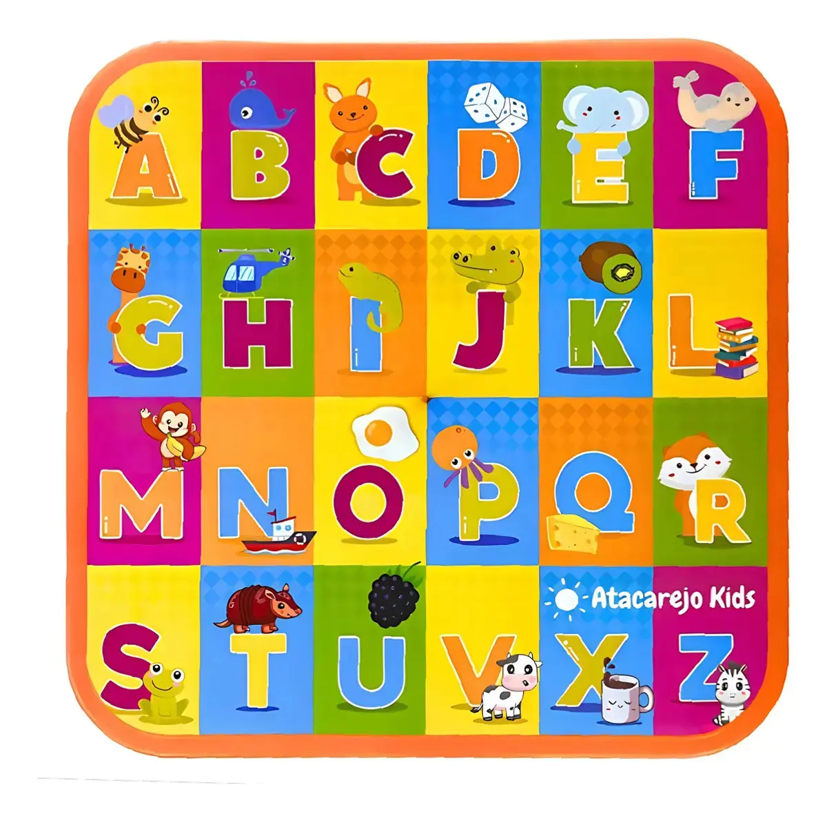 Mesinha Infantil Educativa Com Cadeira Alfabeto Completo Colorido thumbnail 9