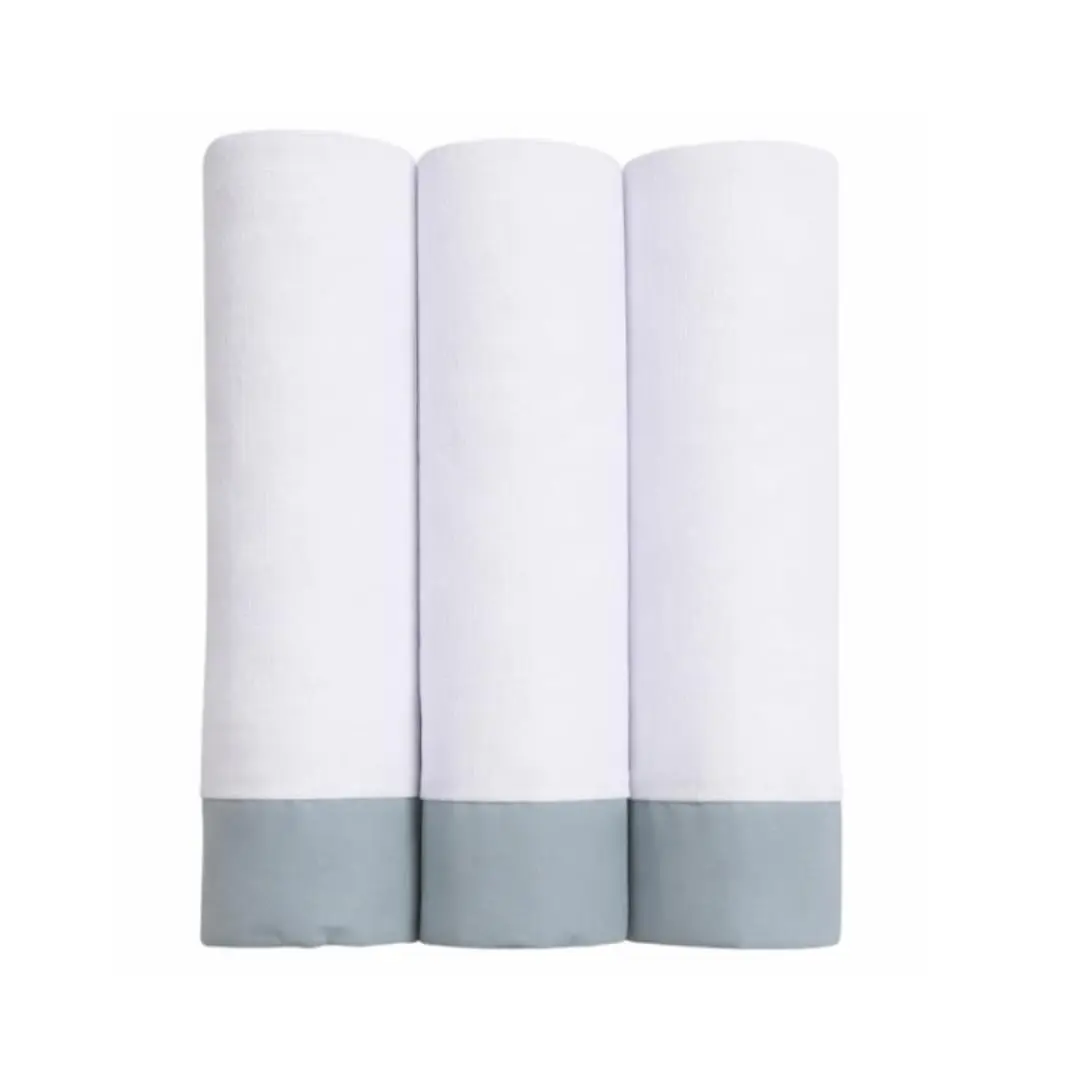 Fralda com Faixa Papi Baby Cores 60 cm x 58 cm 3 Unidades, Azul Escuro - 1