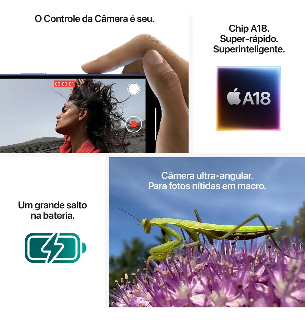 Apple iPhone 16 (256 GB) - Rosa - Distribuidor Autorizado thumbnail 7