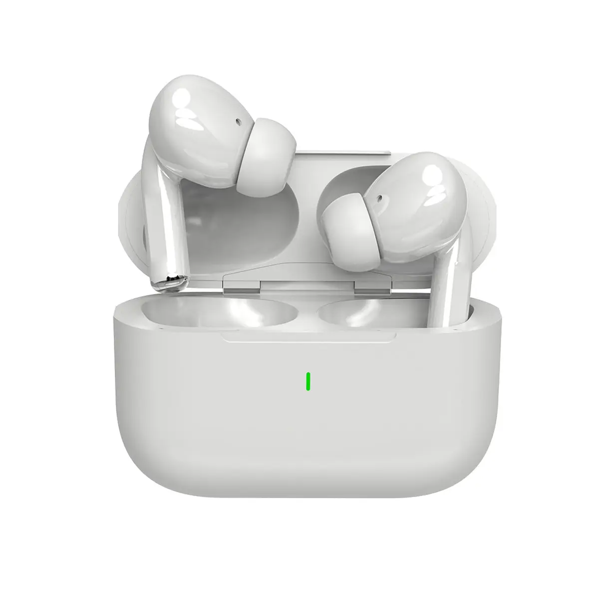 Fones de ouvido sem fio Bluetooth 5.3, 36 horas de reprodução, graves potentes, à prova d'água IPX5, carregamento Tipo C, compatíveis com sistemas iOS e Android (BRANCO) - 1