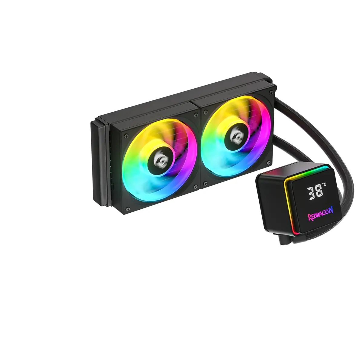 Water Cooler Redragon CCW-1021 Compatível Intel LGA 1851 AMD AM5 240mm ARGB Preto