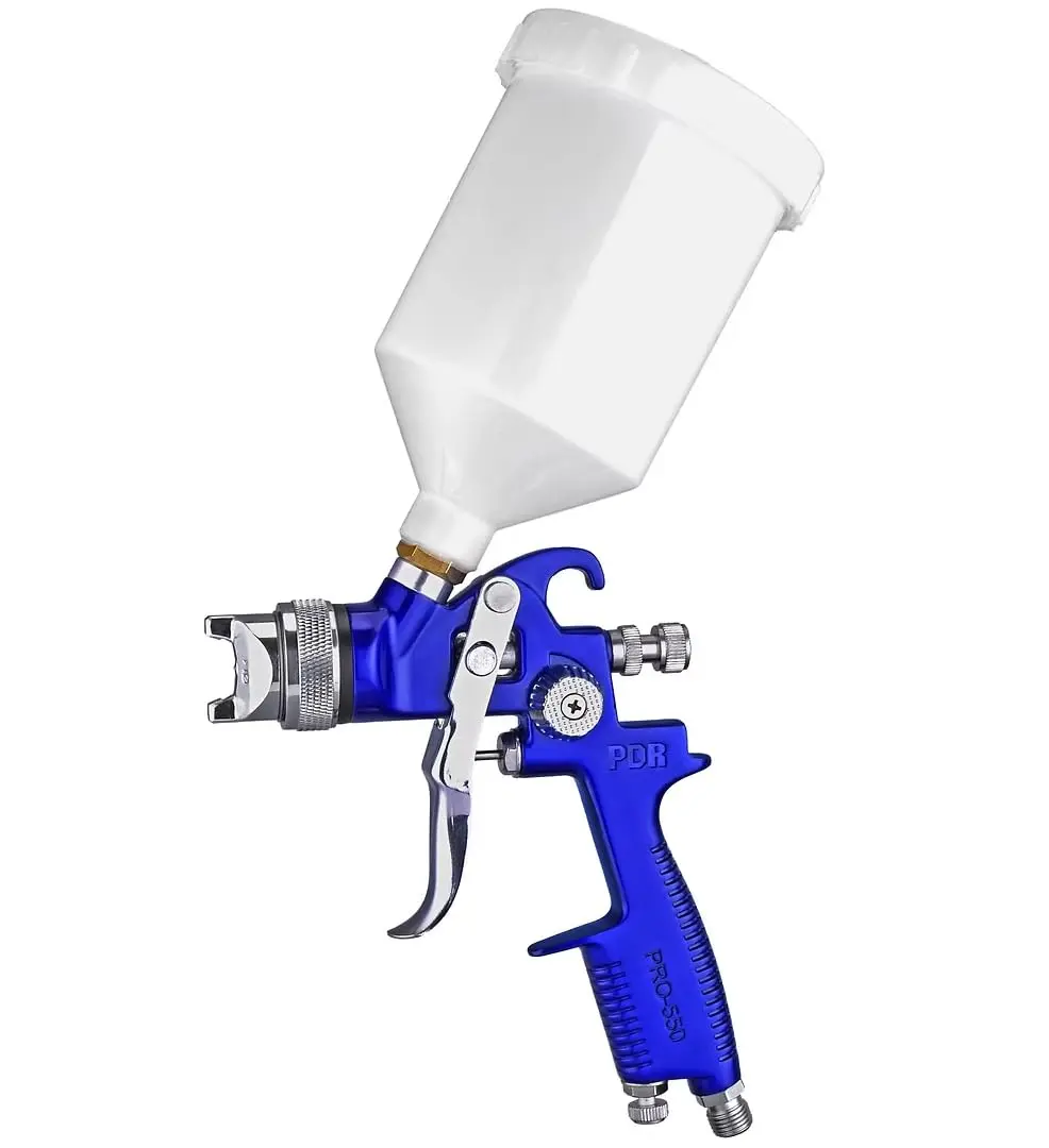Pistola de Pintura HVLP PDR PRO-550 1,4mm 600ml Profissional | Gravidade | Ideal para Verniz, Primer e Pintura Automotiva