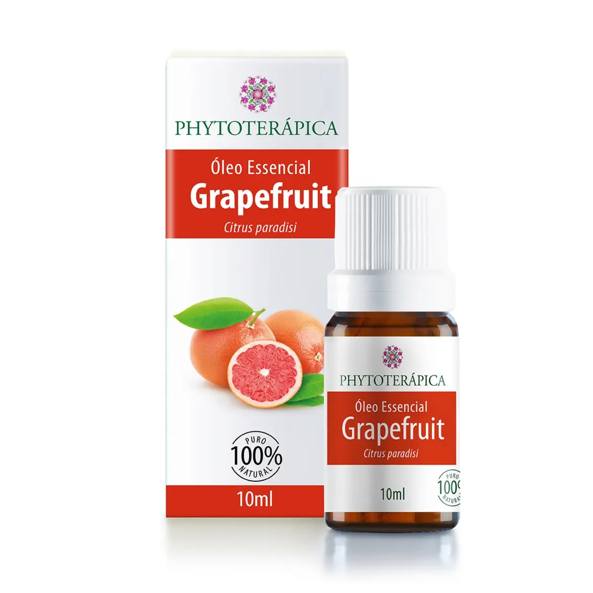 Óleo Essencial de Grapefruit (Toranja) Phytoterápica 10ml para Difusor, Massagem e Aromaterapia - Fragrância Cítrica