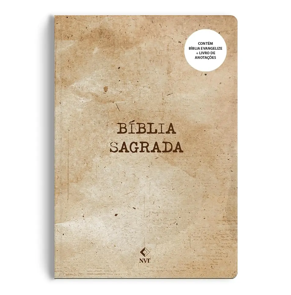 Kit Bíblia NVT Normal Míqueias 6 + Livro de Anotações