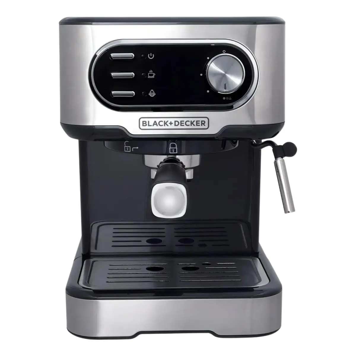 BLACK+DECKER Cafeteira Elétrica, Compatível com Cápsulas Nespresso e Dolce Gusto, Até 2 Xícaras de Café Simultâneas, 220 V, Modelo CE1100G-B2 - 1