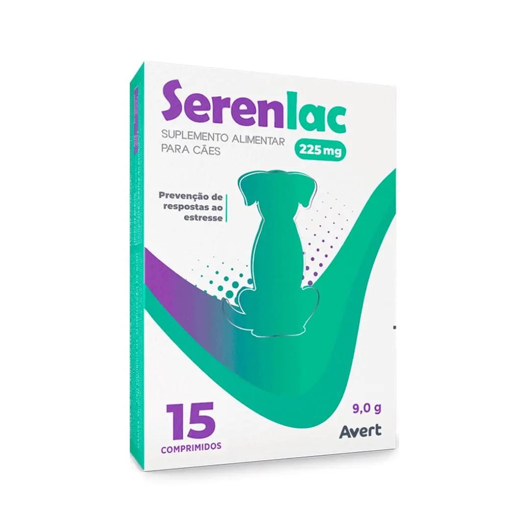 Suplemento para Cães Avert Serenlac, 255mg, 15 Unidades - 1