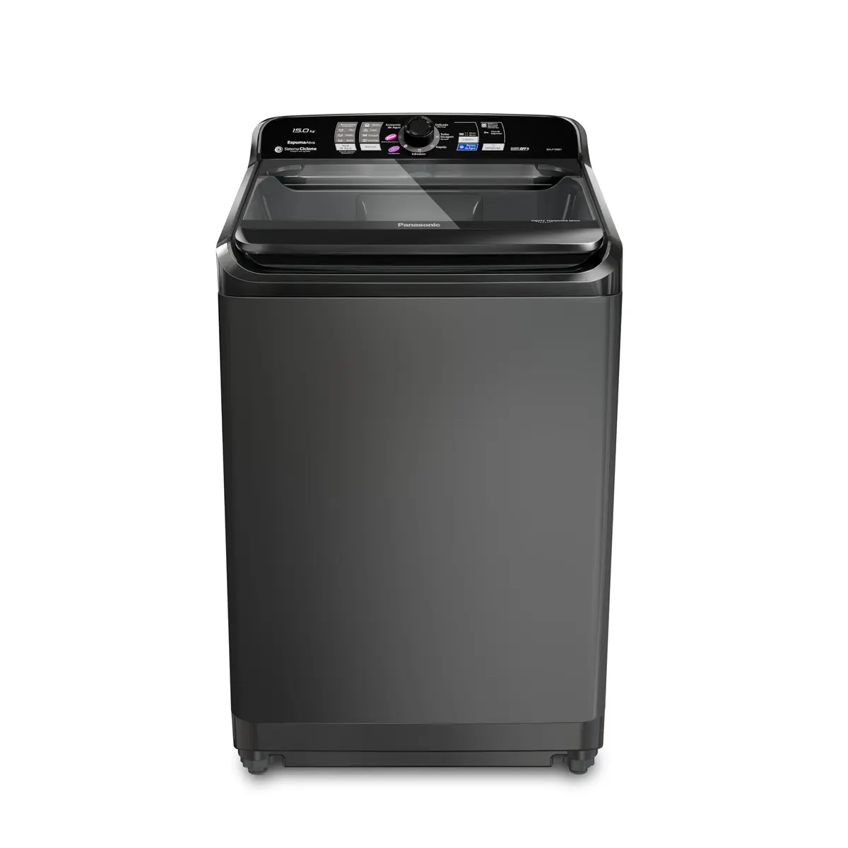 Máquina de Lavar Panasonic 15kg Titânio 127v NA-F150B1T - 1