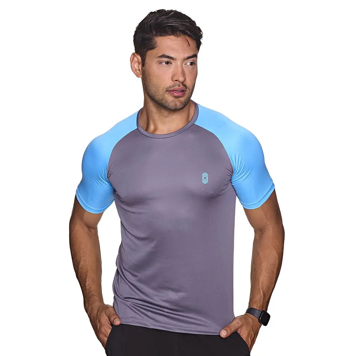 Camiseta Skube Raglan Manga Curta DryFit com Proteção 50+ UV