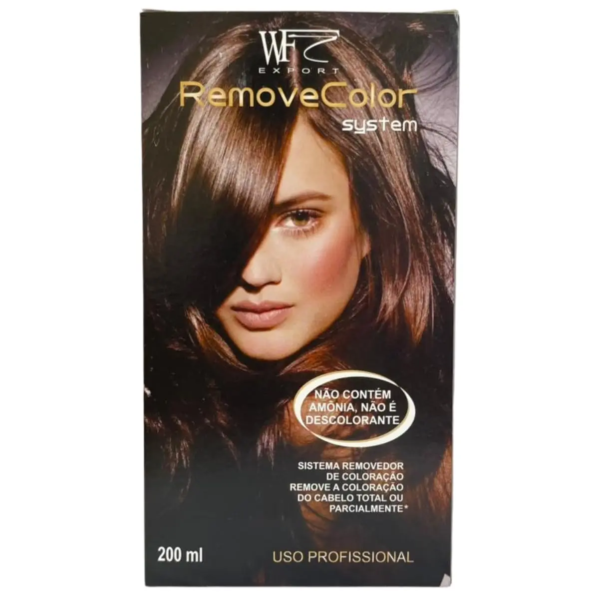 Kit Removedor De Coloração Para Cabelos Coloridos, Com Tinta, Coloração, Luzes e Mechas WF Cosmeticos