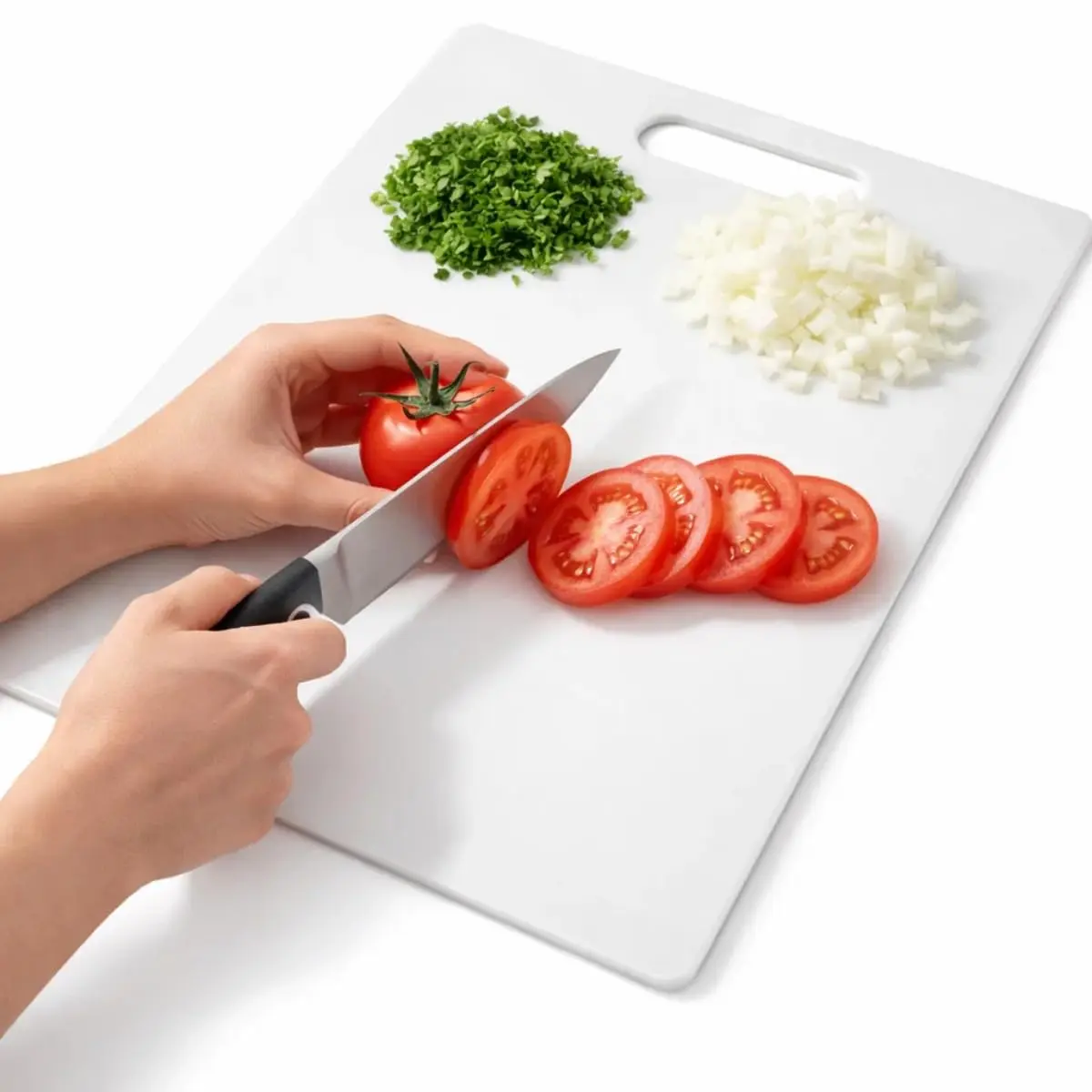 Tábua de Corte 40x25cm Resistente Prática e Ideal para Preparações na Cozinha com Segurança e Eficiência Casa Buritis