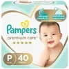 Fralda Pampers Premium Care P - 40 fraldas - 1
