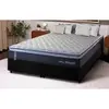 Conjunto Cama Box King Dakota Preto 193x203x57 Espuma D33 - 1