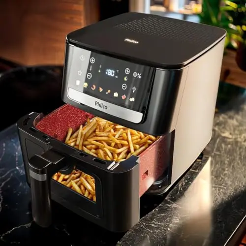 Philco Air Fryer 6,5L Visor Glass 1700W PAF65 220V thumbnail 3