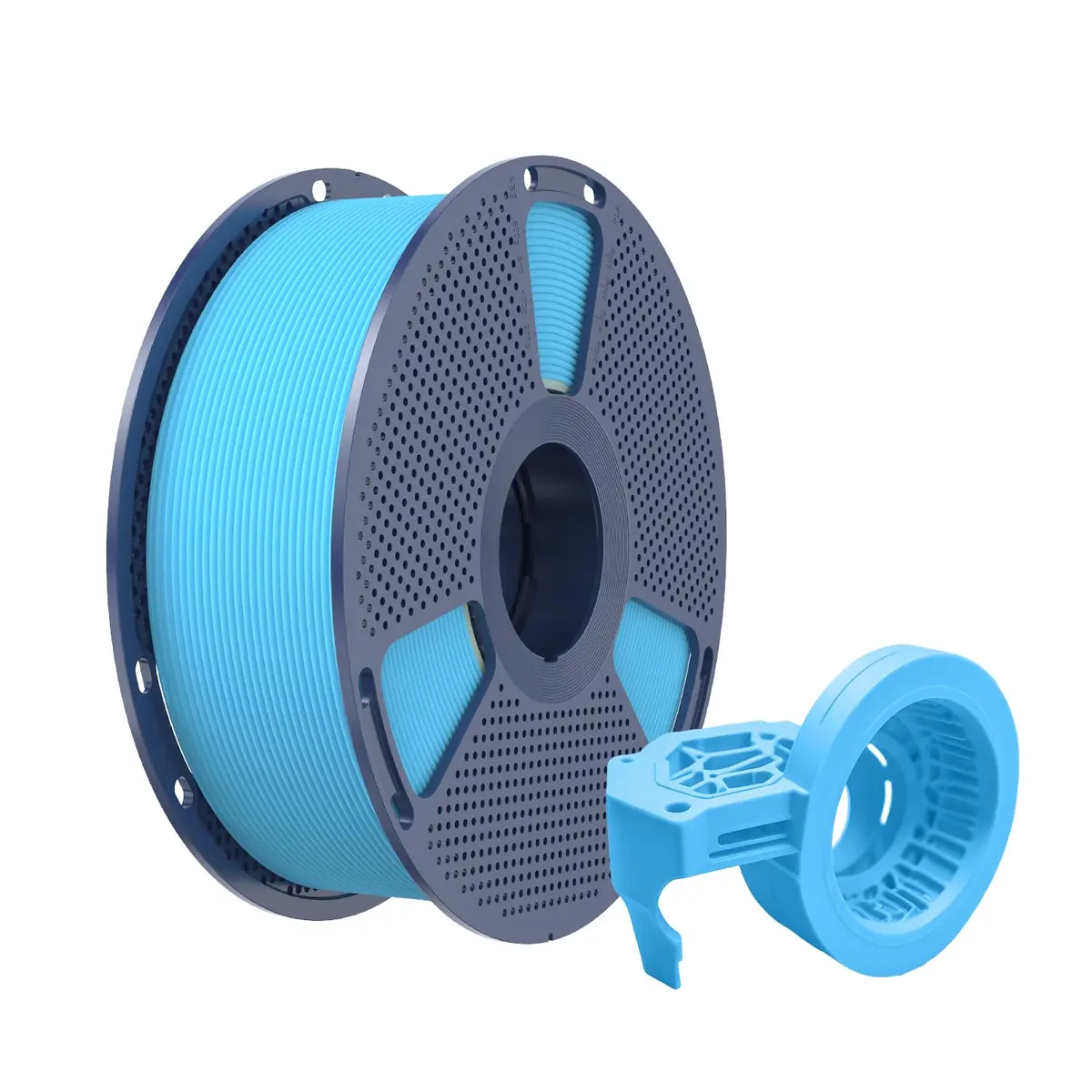 Creatorally Filamento PETG 3D Alta Velocidade Fosco 1,75mm, 1kg, Azul Céu, Acabamento Fosco, Impressão 30-600mm/s