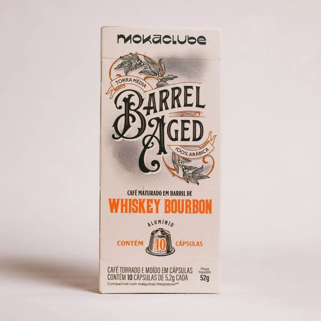 Cápsula de Café Barrel Aged Whiskey Bourbon 10un