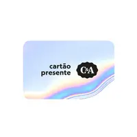 cartão presente c&a