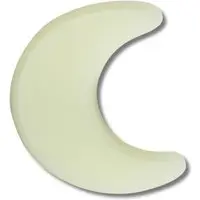 Infantil - Jibbitz™ lua crescente brilha no escuro unico Branco