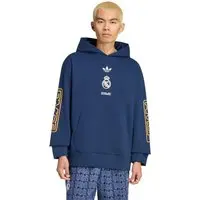 Blusa com capuz Real Madrid LFSTLR adidas Performance Azul