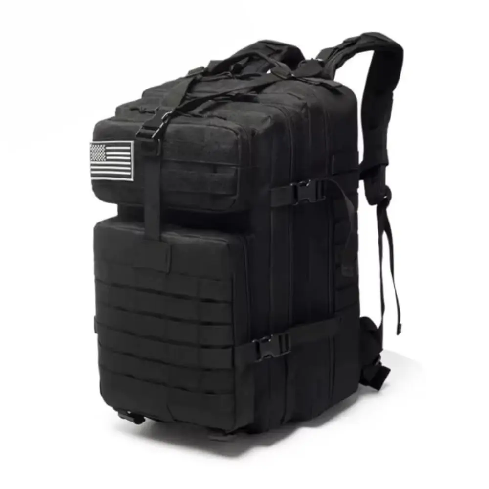 Mochila Tática Militar 50 Litros Com Compartimento Para Notebook E Abertura Nas Costas Material Reforçado E Diversas Divisórias - 1