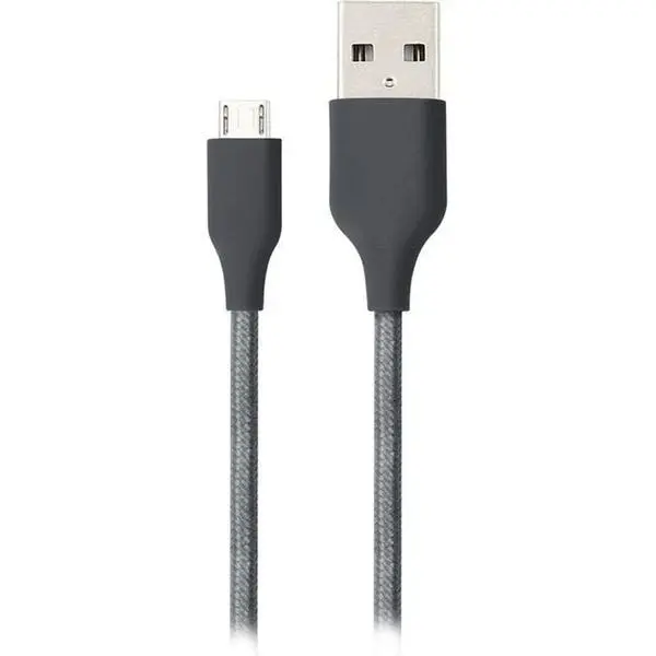 Cabo Micro Usb 2.1 - Preto Metálico Smartphone - 1