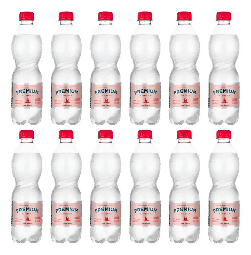Água Mineral Premium Lindoia Com Gás 510ml Kit Com 12 Unidades