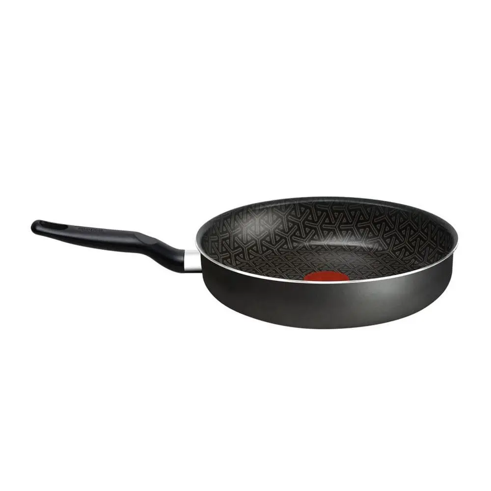 Frigideira Funda Rochedo Robusta Grafite 24cm com Antiaderente Resist 3X, Reforçado com Partículas Minerais, Alta Espessura, Base Limpa Fácil e Thermo-Sinal - 1