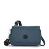 Kipling Bolsa transversal Averill cinza noturna M, Cinza noturno M, 7.75''L x 4.75''H x 1.75''D - 1