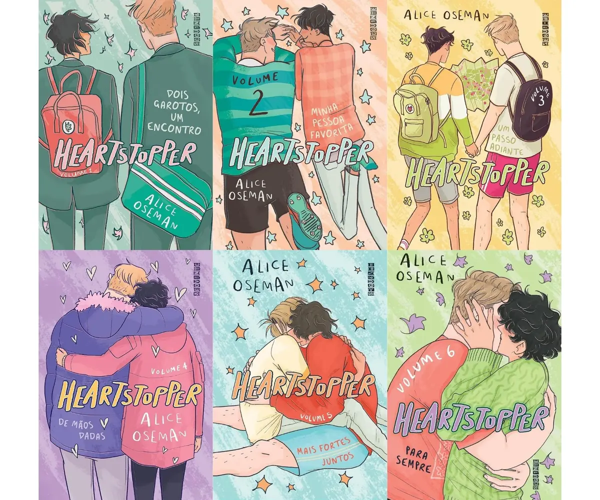 Kit Heartstopper - Vol. de 1 ao 6 - Saga Completa | (Alice Oseman) - 1