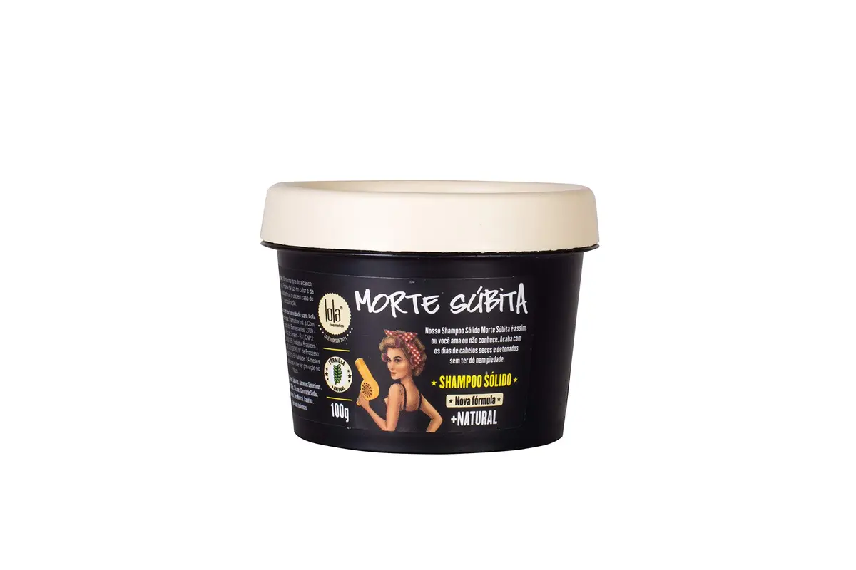 Morte Súbita Shampoo Sólido 100g, Lola Cosmetics