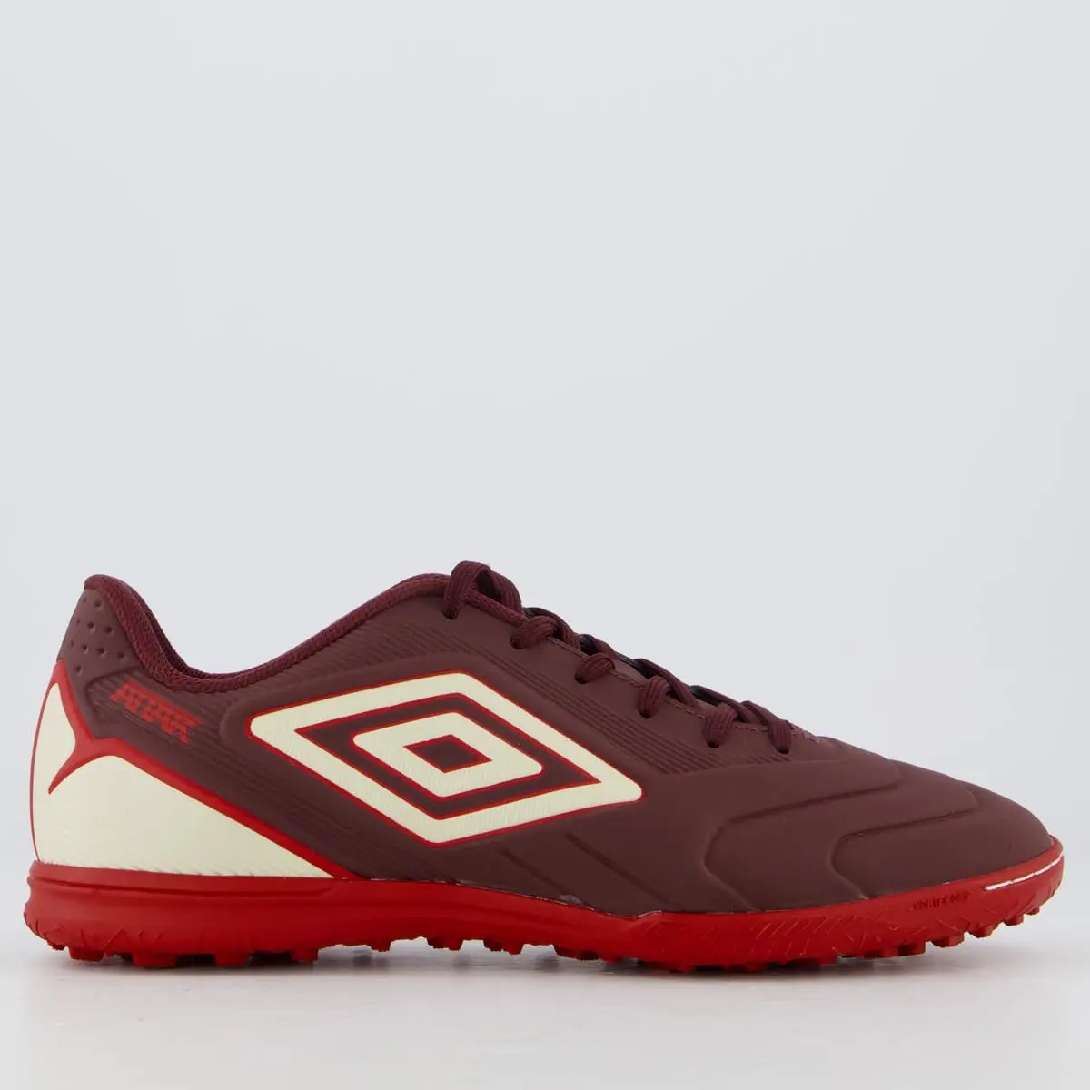 Chuteira Umbro Society Attak III Bordô - Masculino - 38 - Vermelho - 1