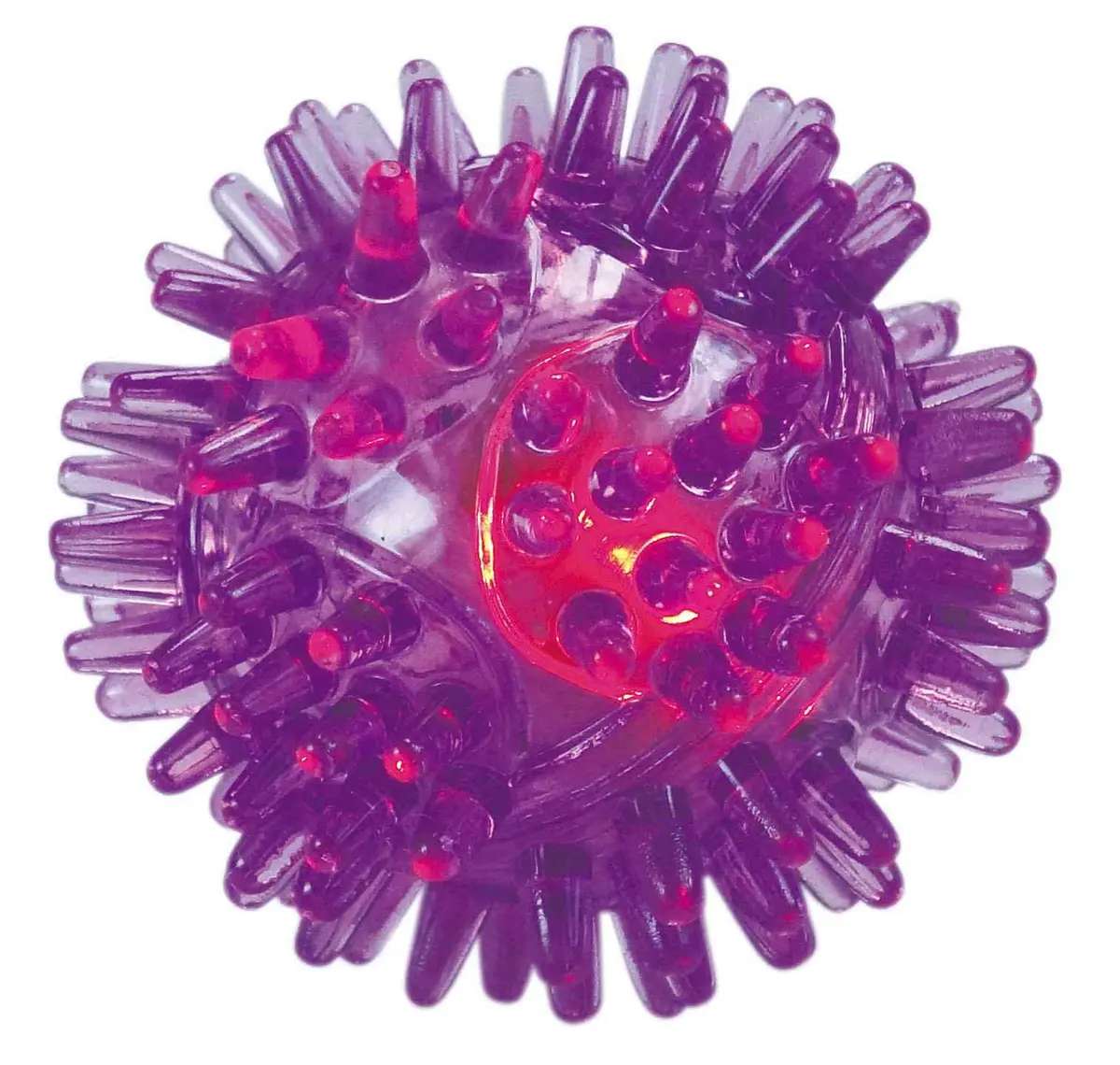 Bola Luz Espinho Mini Cat Roxo Jambo para Cães