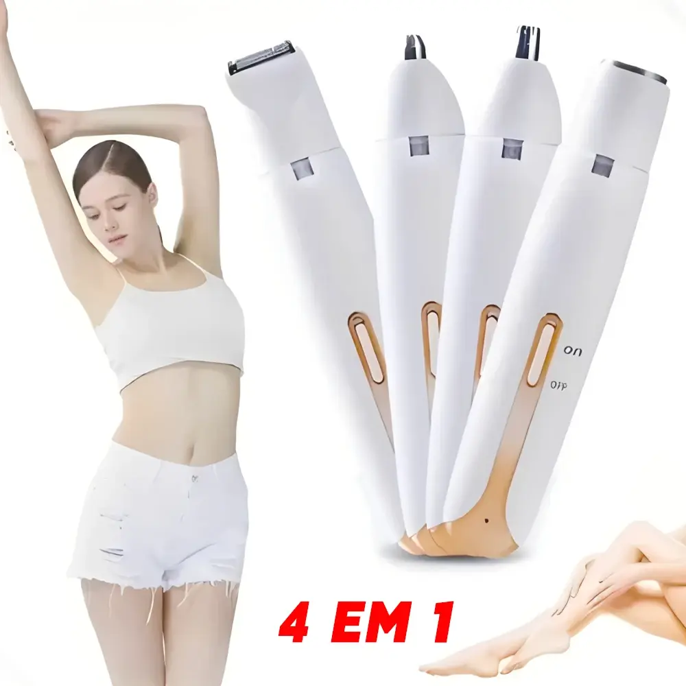 Aparador Multifuncional 4 Em 1 Para Mulheres, Recarregável, Ideal Para Rosto e Corpo