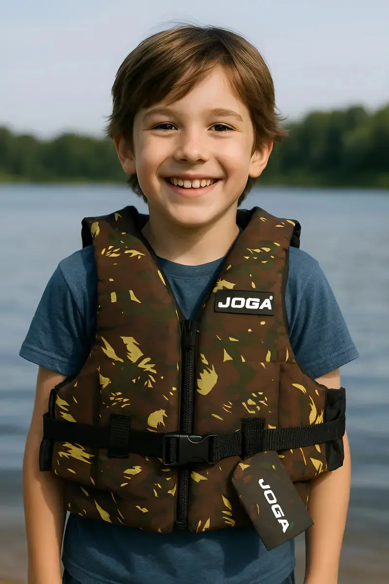 Colete Salva Vida Infantil Criança Flutuar 15 20 30 40kg Cor Camuflado Tamanho 15kg - 1