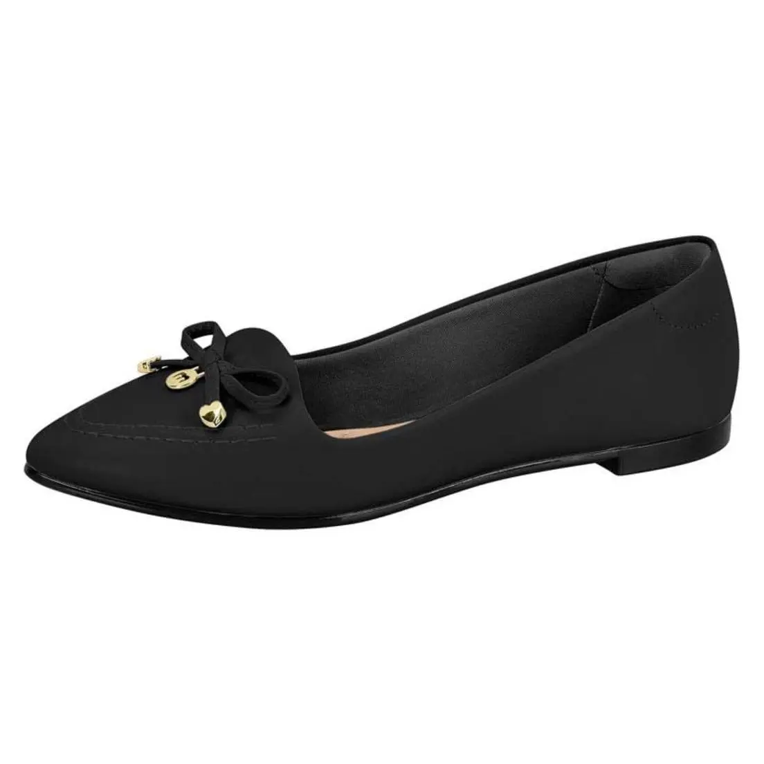 Sapatilha Feminina Laço Clássico Elegante Confortável Moleca